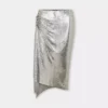 silver draped skirt in chainmail silver draped skirt in chainmail