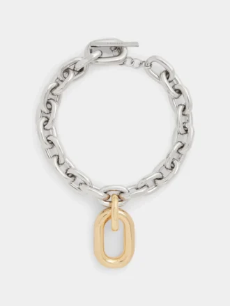 Silver/gold XL link necklace Silver/gold XL link necklace