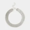 Silver jewel belt