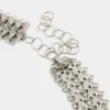 Silver jewel belt