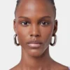 Silver XL Link earrings