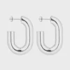 Silver XL Link earrings