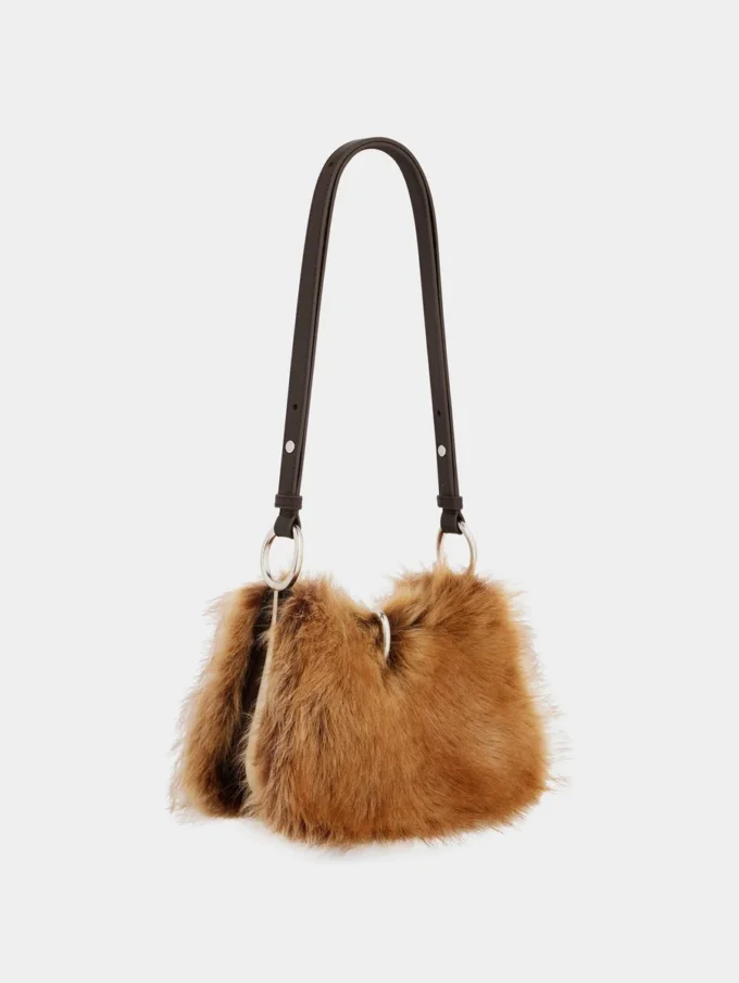 Small ring leather bag
