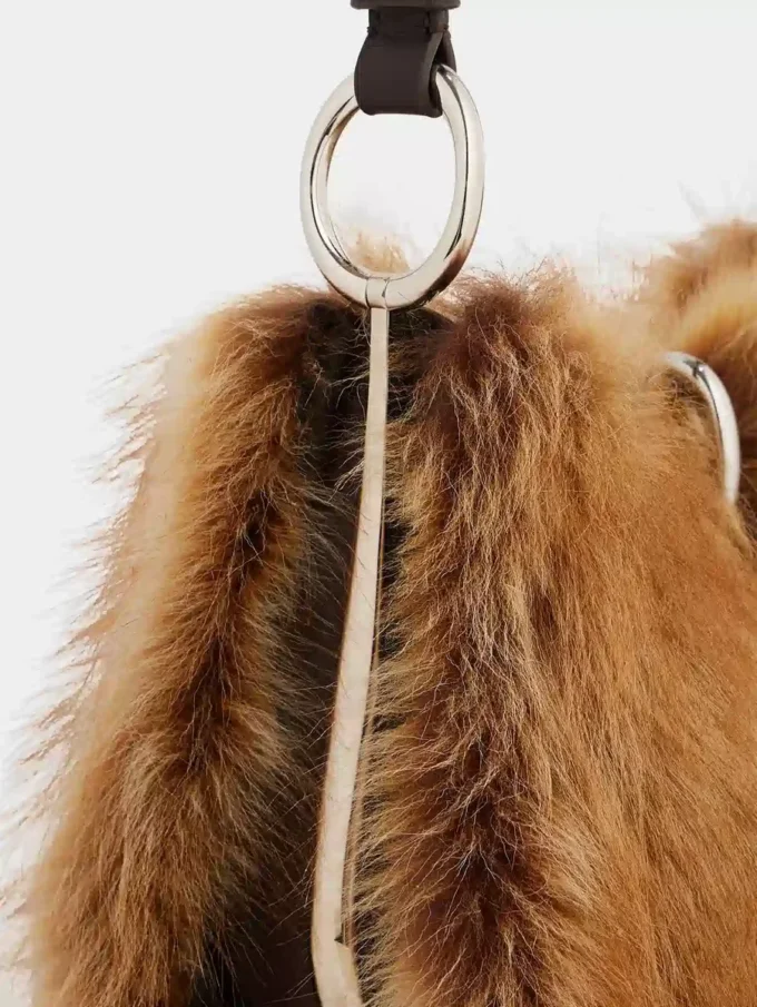 Small ring leather bag