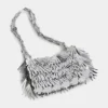 Sparkle nano metallic fur bag
