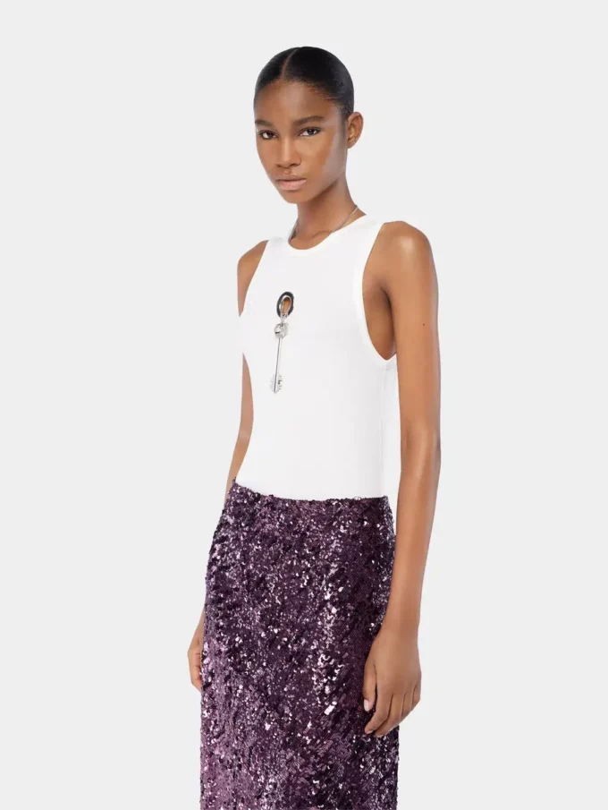 Tank top in cotton