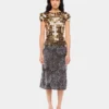 The gold Sparkle disc top The gold Sparkle disc top