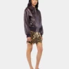 The gold sparkle discs skirt The gold sparkle discs skirt
