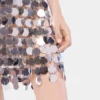 The iconic silver Sparkle disc dress