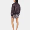 The silver sparkle discs skirt