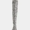 Thigh boots with sequins