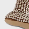 Thigh boots with studs