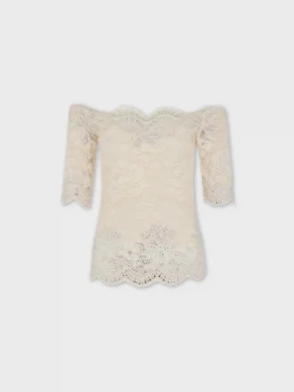 Top in lace