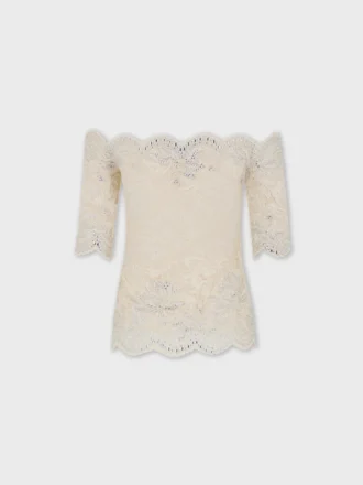Top in lace
