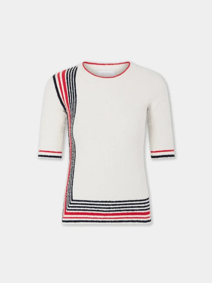 Top in terry jersey