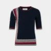Top in terry jersey