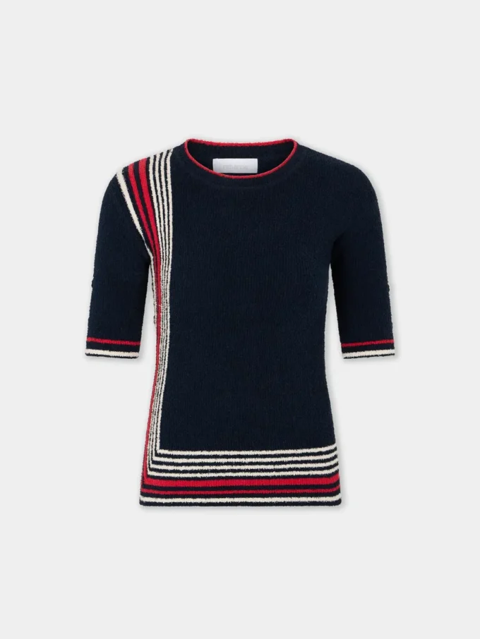 Top in terry jersey