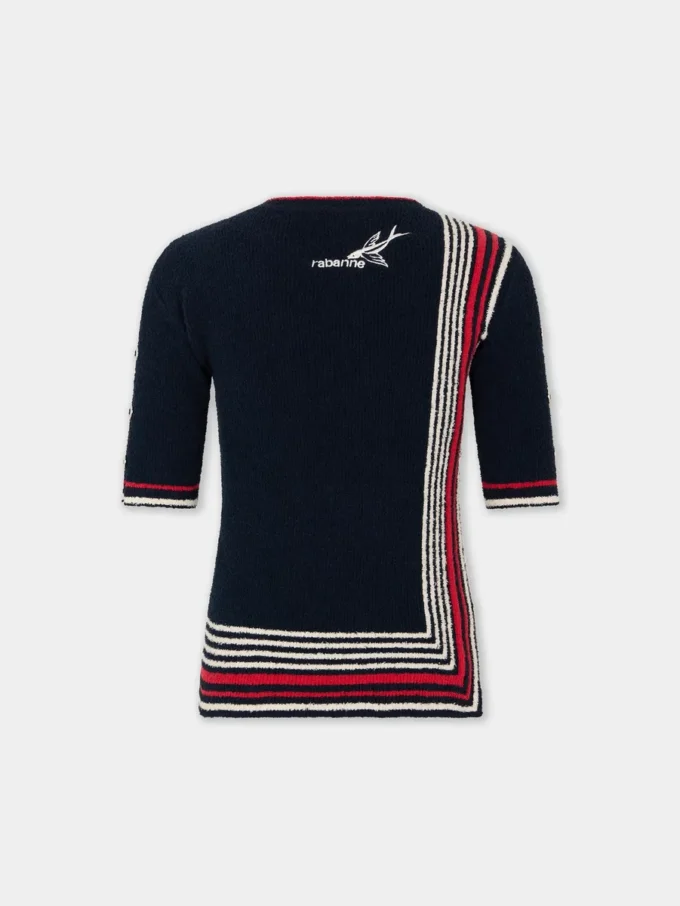Top in terry jersey