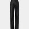 Trousers in leather