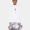 Turtleneck top in brushed knit