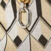 Two-tone XL link necklace with pendant