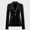 Velvet tailored jacket