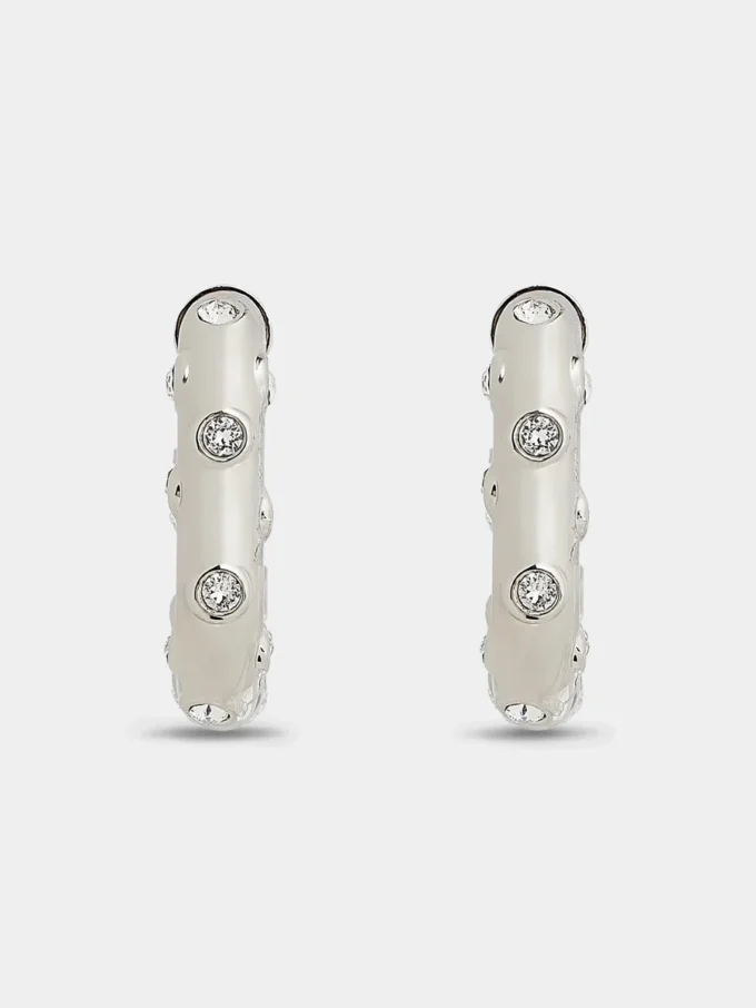XL Link strass earrings