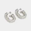 XL Link strass earrings