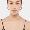 XL Link strass earrings